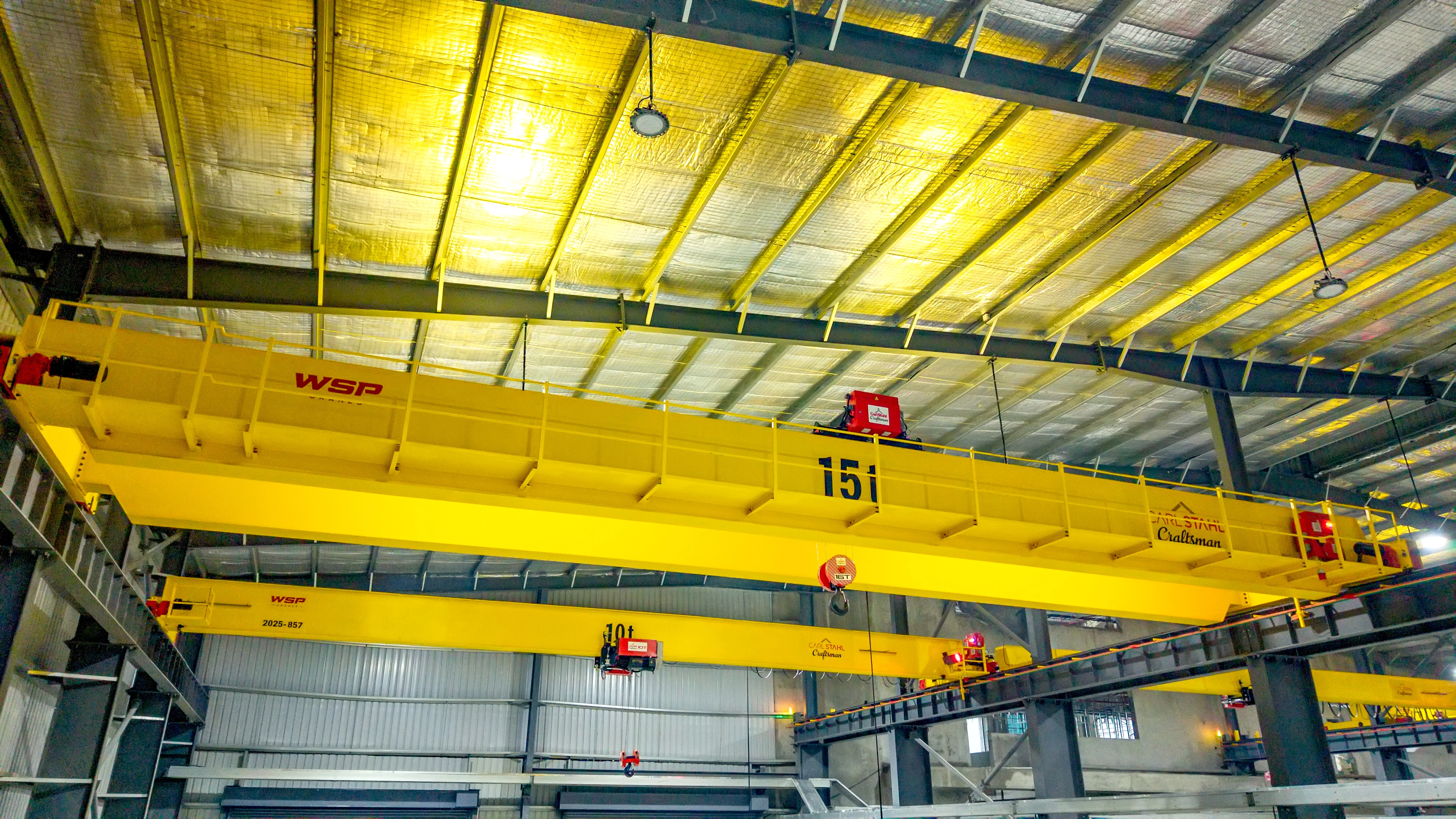 Box girder double girder EOT crane for rigid heavy duty lifting